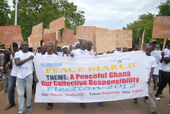 Steps Towards Peace – Bolgatanga Street Youth Carry Forward Message of Hope